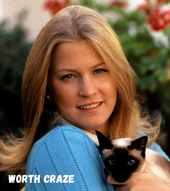 Amy Carter with her cat