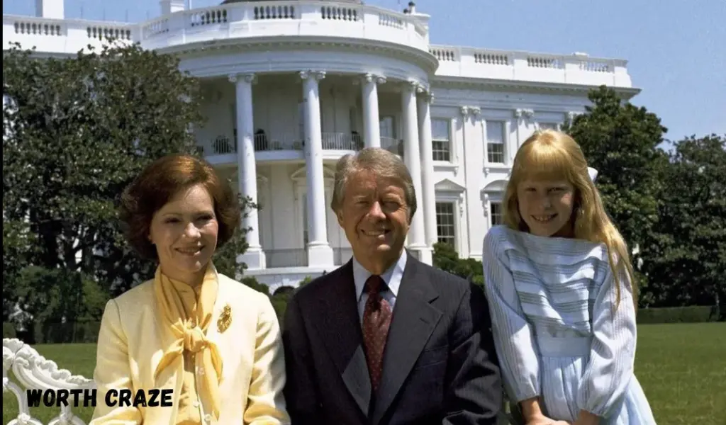 Amy Carter with her parents