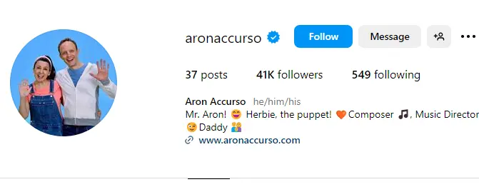 Aron Accurso's Instagram Profile